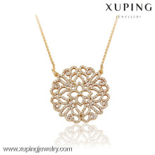 42820 Xuping Wholesale Collar de mujer elegante de oro para mujer